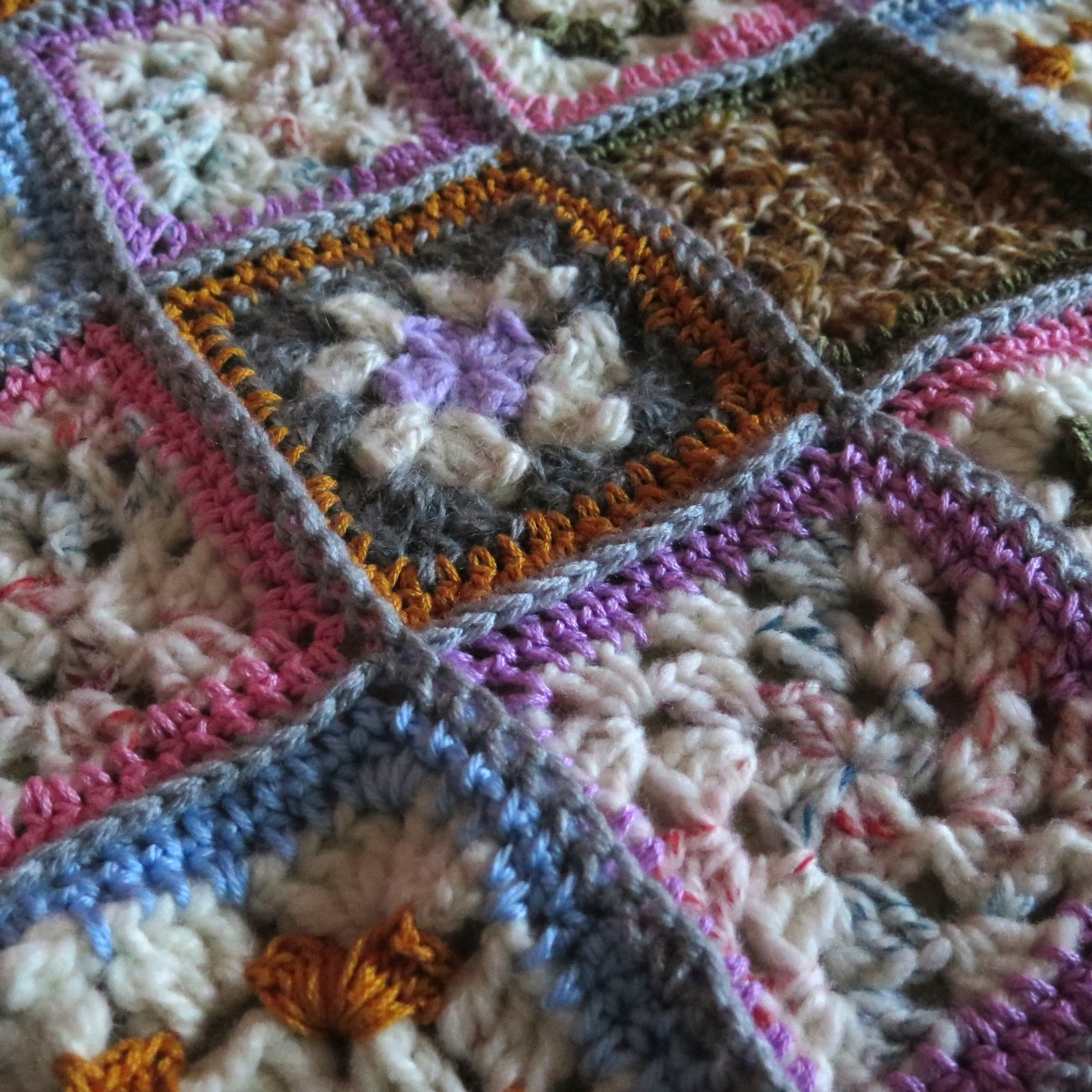 Crocheting a Hand-Spun Yarn&nbsp;Blanket